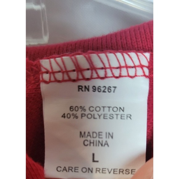 Turtle Bay New York‎ Men's Red Short Sleeve Polo Shirt Size L - Picture 4 of 7